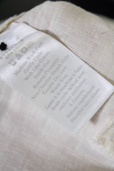 Everlane Womens Canvas The Linen Way High® Drape Pant   Size 4
