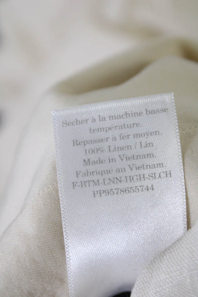 Everlane Womens Canvas The Linen Way High® Drape Pant   Size 4