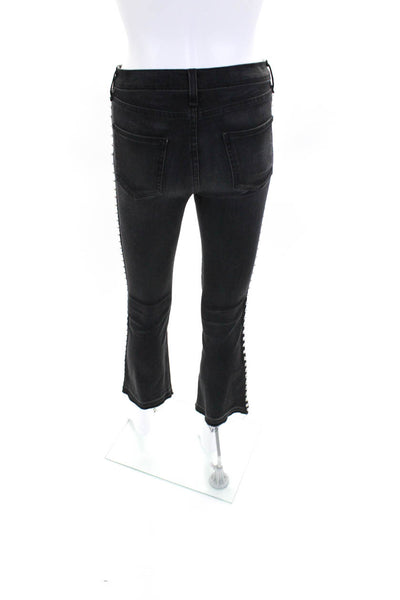 Veronica Beard Jeans Womens Carolyn Baby Boot Cut Jeans Black Size 25
