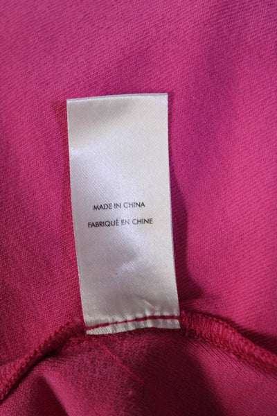 Solid & Striped Womens Bailey Solid Terry Halter Mini Dress Strawberry Pink XS