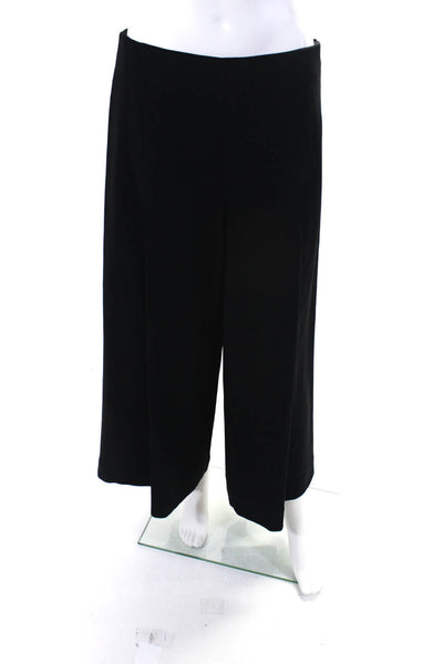 Etcetera Womens High Rise Pleated Front Palazzo Dress Pants Black Size 8