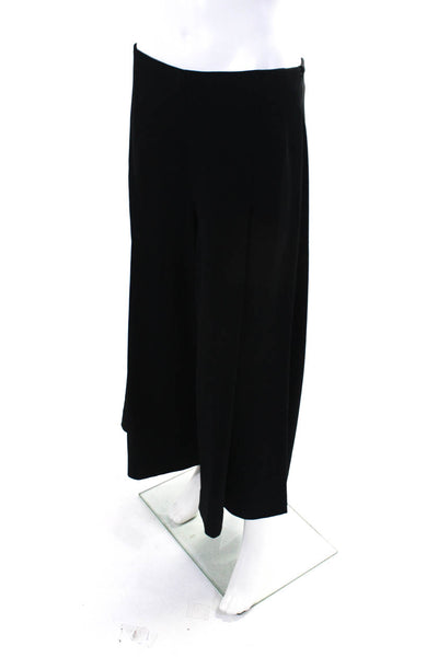 Etcetera Womens High Rise Pleated Front Palazzo Dress Pants Black Size 8