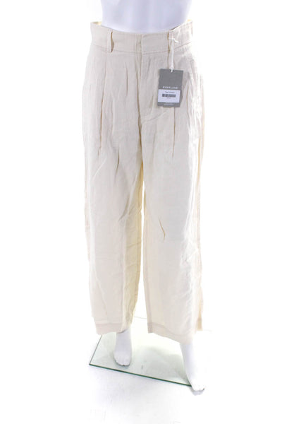 Everlane Womens Canvas  The Linen Way High® Drape Pant   Size 2