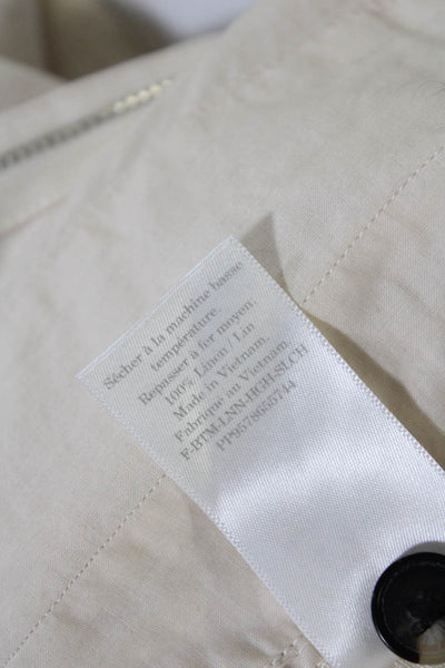 Everlane Womens Canvas  The Linen Way High® Drape Pant   Size 2