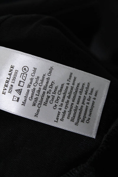 Everlane Womens The Tencel™ Way High® Taper Pant  Black Size 2