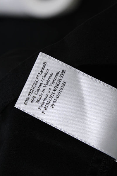 Everlane Womens The Tencel™ Way High® Taper Pant  Black Size 2