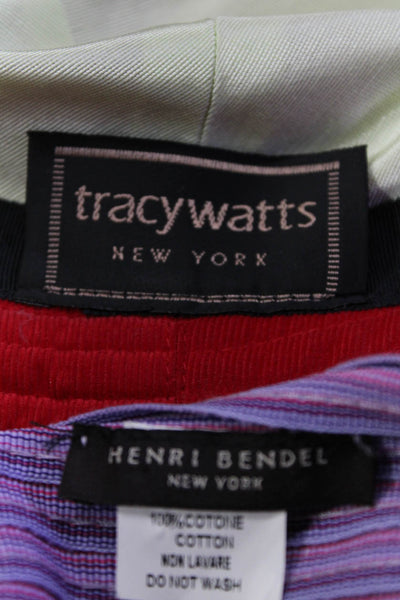 Henri Bendel Tracy Watts Womens Sun Hats Purple Size OS Lot 2