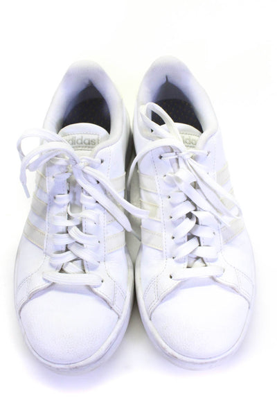 Adidas Women's Leather Low Top Lace Up Casual Sneakers White Size 7.5