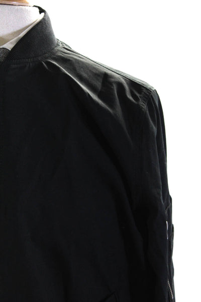 Everlane Mens Black The Bomber Jacket | Uniform  Size M