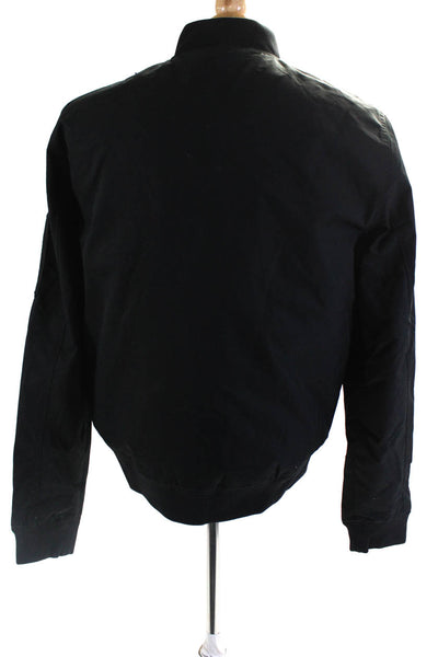 Everlane Mens Black The Bomber Jacket | Uniform  Size M
