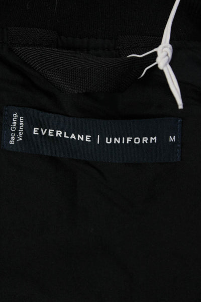 Everlane Mens Black The Bomber Jacket | Uniform  Size M