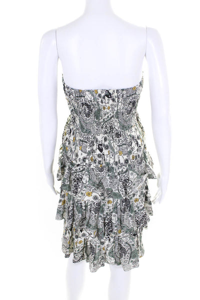 Etoile Isabel Marant Womens Floral Print Dress Multi Colored Size EUR 34