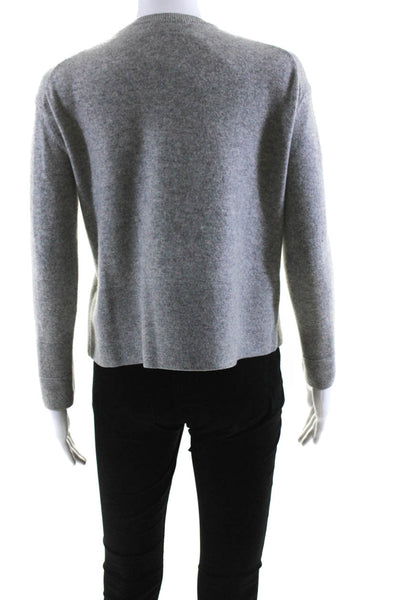 Everlane Women's Cashmere Long Sleeve Pullover Sweater Gray Size XS