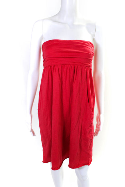 Velvet by Graham & Spencer Standard James Perse Women's Dress Red Size S 2 Lot 2