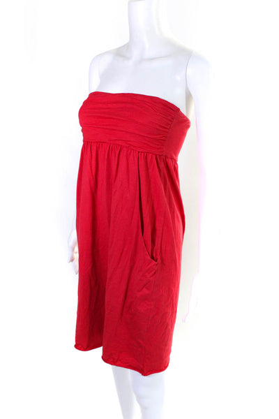 Velvet by Graham & Spencer Standard James Perse Women's Dress Red Size S 2 Lot 2