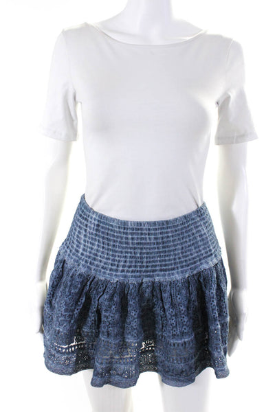 Jane Wood Cindigindi Women's Cotton Long Sleeve V-Neck Blouse Teal Size M, Lot 2