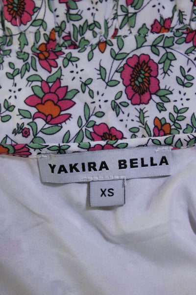 Yakira Bella Women's V-Neck Short Sleeves Floral Maxi Dress Size XS Lot 2