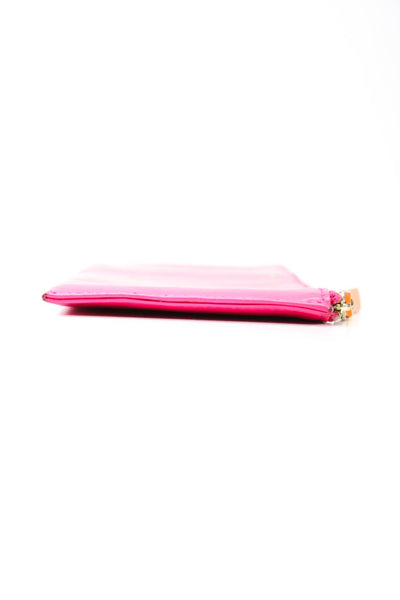 Kate Spade Women's Leather Zip Pencil Pouch Pink
