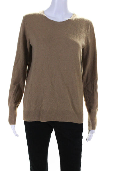 Everlane Womens Thin Knit Crew Neck Pullover Sweater Brown Size Medium