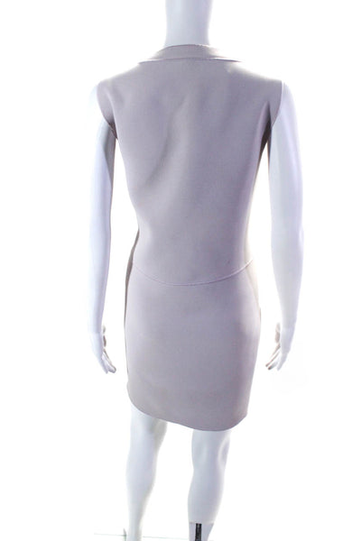 10 Crosby Derek Lam Womens Darted V-Neck Sleeveless Shift Dress Purple Size 2