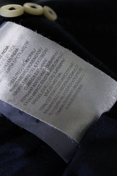 Polo Ralph Lauren Mens Cotton Long Sleeve Collared Button-Down Shirt Blue SizeXL