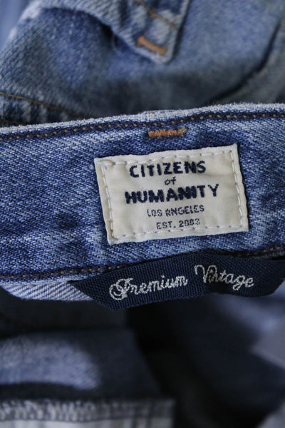 Citizens of Humanity Womens Denim High Rise Classic Fit Crop Jeans Blue Size 26