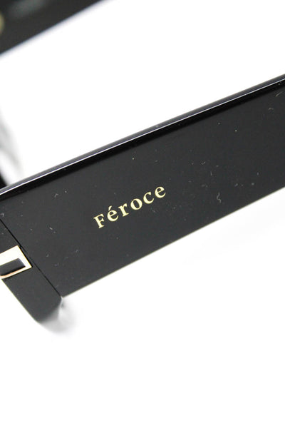 Feroce Womens Beluga Polarized Straight Bridge Sunglasses Black 53-15-155mm