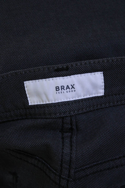 Brax Feel Good Mens Cooper Fancy Regular Fit Jeans Gray Size 36