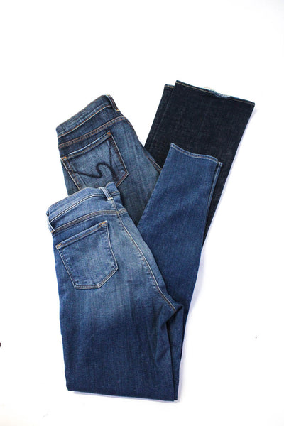 J Brand Jerome Dahan Womens Cotton Skinny Bootcut Jeans Blue Size EUR27 28 Lot 2