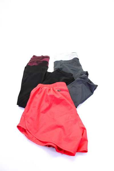 Nike Lululemon Womens Athletic Shorts Leggings Red Black Gray Size S 4 Lot 3