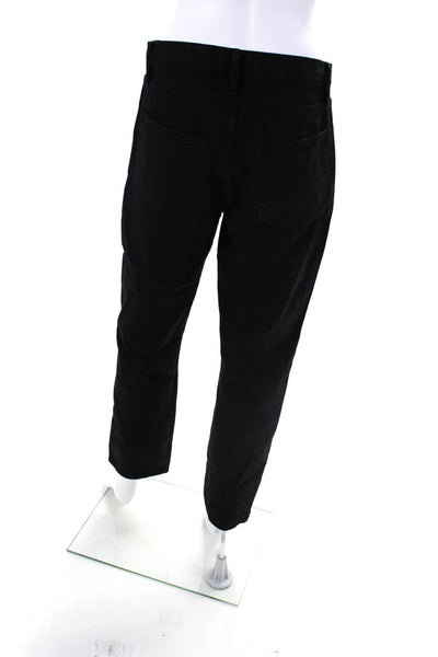 Frame Womens Denim Le Original High Rise Straight Leg Jeans Pants Black Size 28