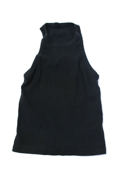 Zara Emma & Sam Womens Cotton Graphic Pullover Tank Tops Black Size S M Lot 3
