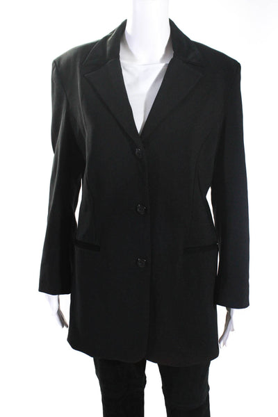 Equestrian Designs Women's Long Sleeves Lined Two Piece Pant Suit Black Size M