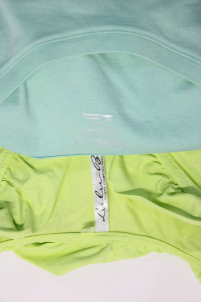 Merona Lulu B Womens Tank Top Short Sleeve Tee Shirt Mint Green Size Small Lot 2