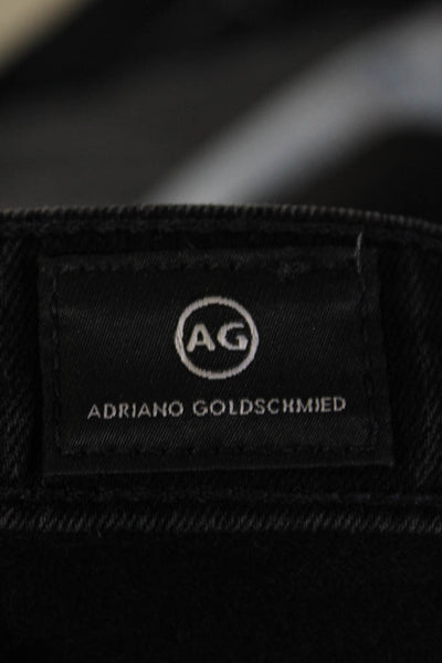 AG Adriano Goldschmied Womens The Legging Ankle Super Skinny Jeans Black Size 29