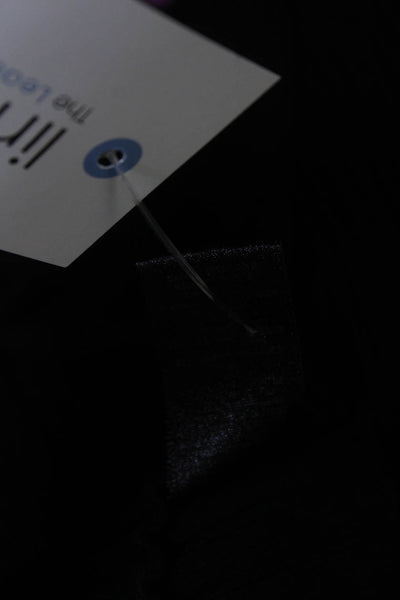 Gianni Bini Womnens Ribbed Key Hole Neck Shell Sweater Black Size Small