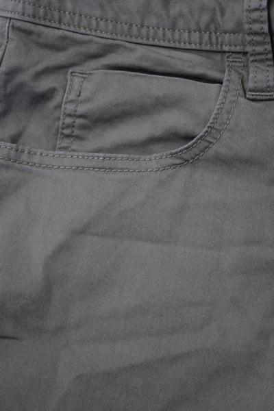 Standard James Perse Mens Button Closure Five Pockets Straight Leg Pant Beige 30