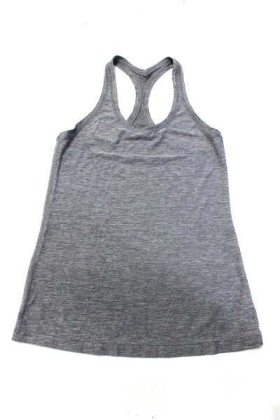 Lululemon Womens Gray Racerback Scoop Neck Sleeveless Tank Top Size 4 lot 2