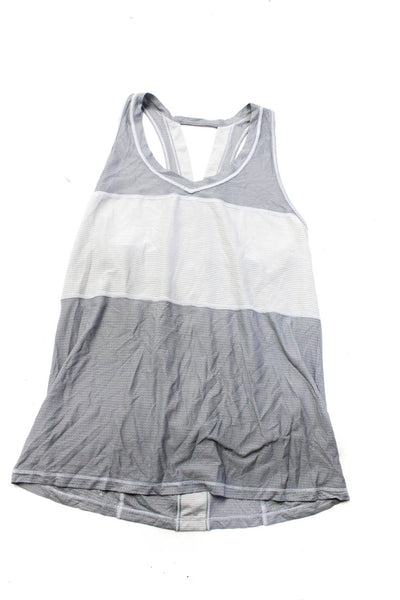 Lululemon Womens Gray Racerback Scoop Neck Sleeveless Tank Top Size 4 lot 2