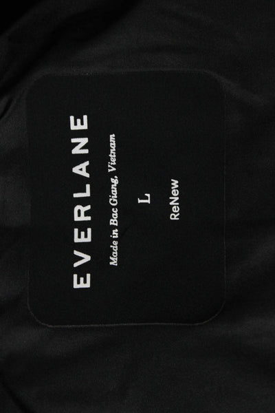 Everlane Womens The Women's Eco long puffer Outerwear Black  Size L