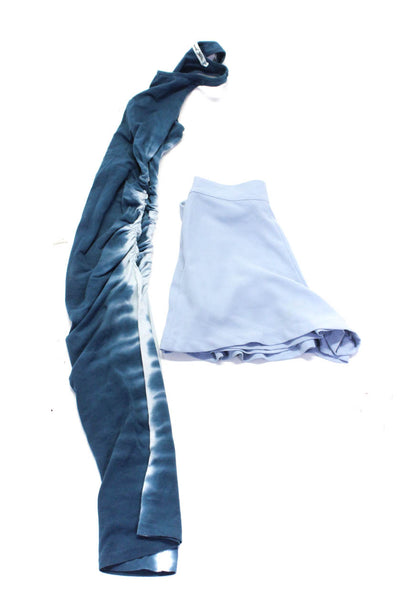 Zara Michael Stars Womens Tie Dye Pleated Tied Shorts Dress Blue Size S M Lot 2
