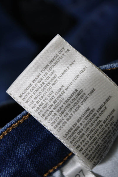 L'Agence Womens Midrise Medium Wash Five Pockets Straight Leg Denim Pant Size 27