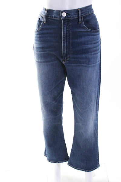 3x1 NYC Womens Denim High Rise Medium Wash Straight Leg Jeans Blue Size 32