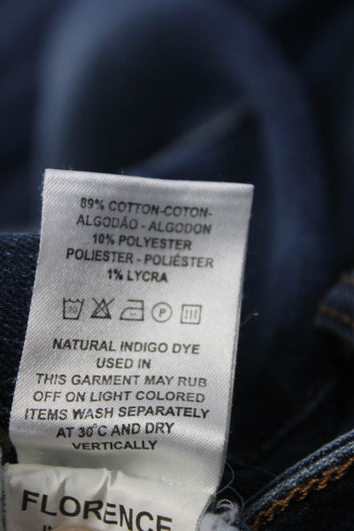 DL1961 Womens High Rise Dark Wash Skinny Jeans Blue Denim Size 32 Lot 2