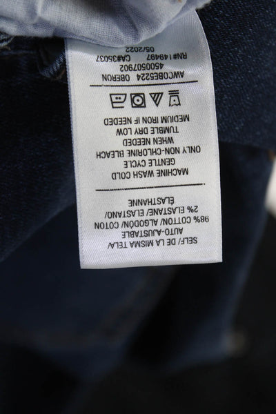 Rag & Bone Jean Joes Jeans Womens Dark Wash Skinny Jeans Blue Size 32 33 Lot 2