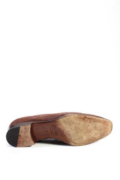 Fratelli Rossetti Mens Leather Slide On Splendor Loafers Brown Size 11