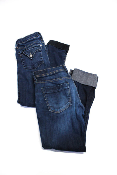 Citizens of Humanity Hudson Womens Cotton Denim Crop Jeans Blue Size 27 26 Lot 2