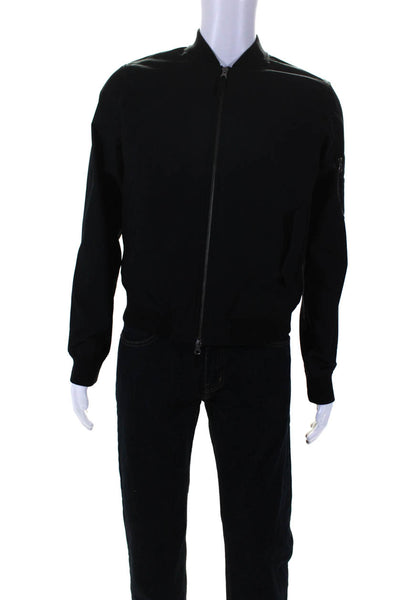 Everlane Mens Black The Bomber Jacket | Uniform  Size S