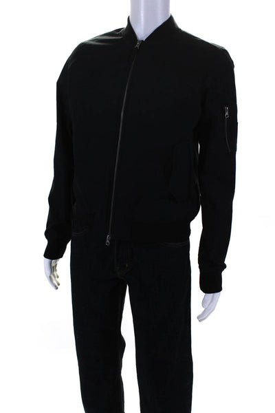 Everlane Mens Black The Bomber Jacket | Uniform  Size S