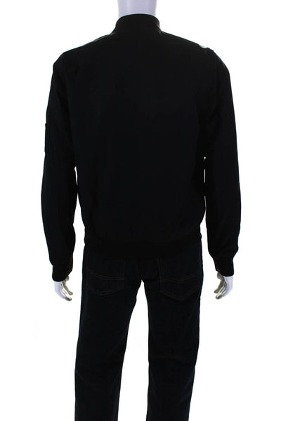 Everlane Mens Black The Bomber Jacket | Uniform  Size S